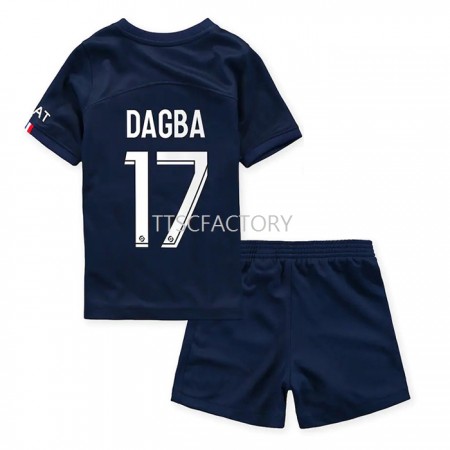 Fußballtrikots Paris Saint-Germain Dagba 17 Kinder Heim Trikotsatz 2022-2023 Fußballtrikots Paris Saint-Germain Dagba 17 Kinder Heim Trikotsatz 2022-2023